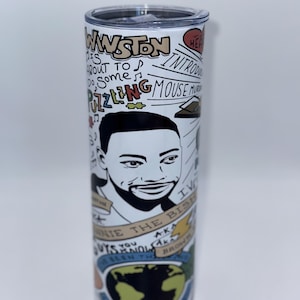 New Girl Winston Best Quotes Tumbler, Skinny Tumbler, New Girl TV Show Mug