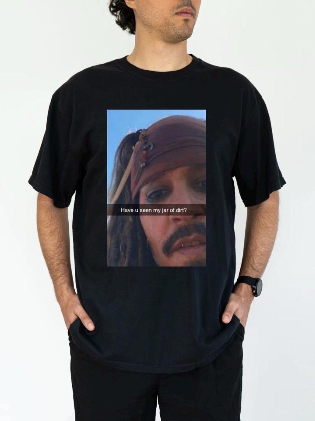 Funny Captain Jack Sparrow Shirt | Jar of Dirt Meme Tee | Pirates