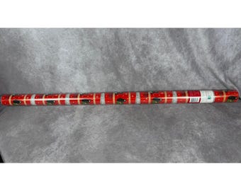 Vintage 90er Jahre Bär Weihnachtsgeschenkrolle 60 quadratfuß (60 quadratfuß)