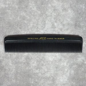Ace Hard Rubber Comb - Etsy