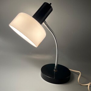 Vintage 50s 60s MCM Lamp Mid Century Modern Table Desk Lamp Gooseneck Art Deco