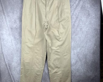 Vintage Polo Ralph Lauren Tan Cotton Prospect Pant Size 34 X 32 - Etsy