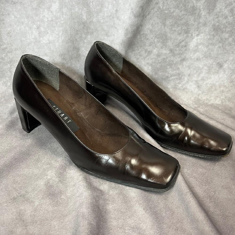 靴 Knuth Marf square top pumps heel square top pumps heel | KNUTH MARF