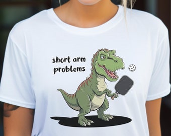 T-Rex Pickleball T-Shirt: Funny Dinosaur Graphic Tee