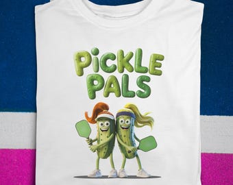 Pickle Pals Dam Pickleball T-shirt: Dubbelpartners T-shirt
