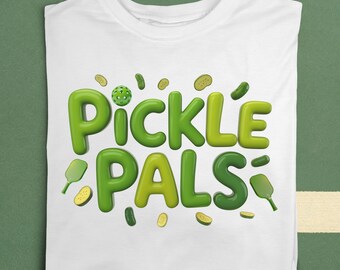 Pickle Pals T-shirt: Rolig Pickleball Dubbelpartners T-shirt