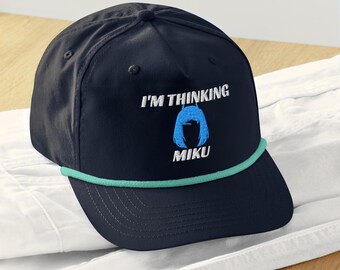 I'm Thinking Miku Golf Rope Hat - Hatsune Miku Cosplay - Etsy
