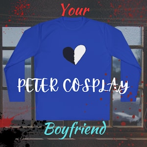 Peter Dunbar&#39;s Shirt 2 | Your Boyfriend Cosplay | Unisex Lightweight Long Sleeve Tee | Yandere games