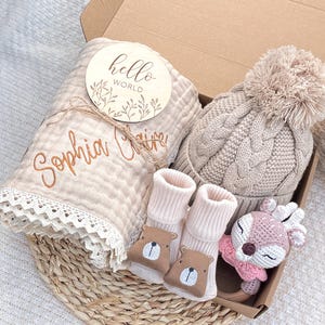 Neues Baby-Geschenkset, Baby-Geschenkbox, Babyparty-Geschenkbox, Baby-Geschenk, Neugeborenen-Geschenkbox, neue Baby-Geschenkbox, neuer Babyparty-Geschenkkorb