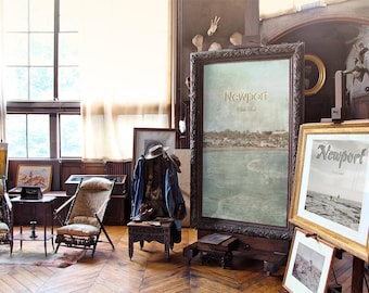 Vintage Newport Rhode Island // Color // Posters // Digital Print // 4K // Home Decor // Dorm Decor // Small Business // Newport Bundle //
