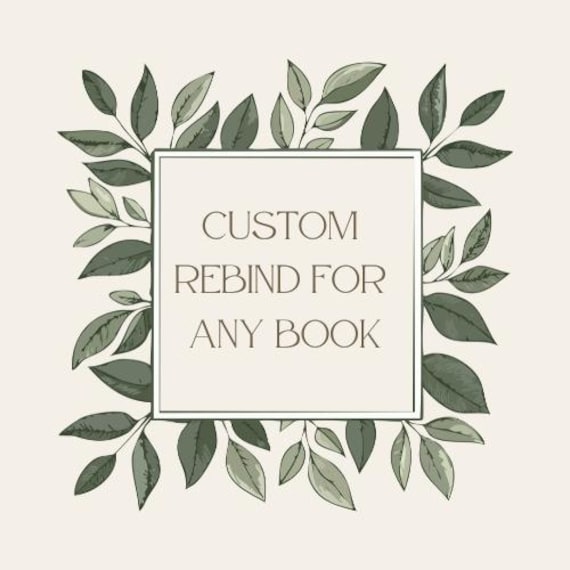Custom Book Rebind