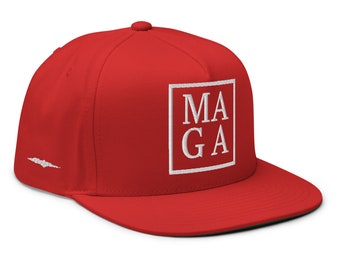 Maga, Make America Great Again, Trump, Ricochet, Hat, Red
