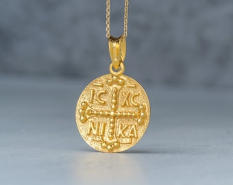 【GRAiL】 Cross Coin necklace Medieval Cyprus Crusader Cross Coin Necklace