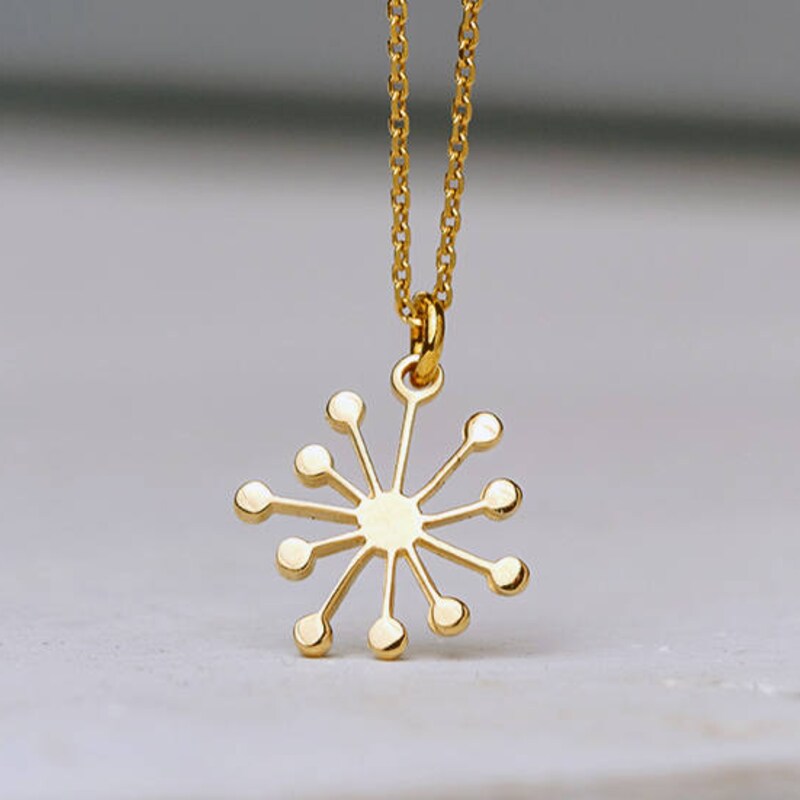 Jennifer Kahn Dandelion Medallion Necklace