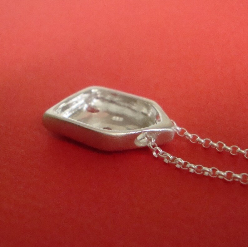 House Necklace Sterling Silver House Pendant Home Necklace Etsy