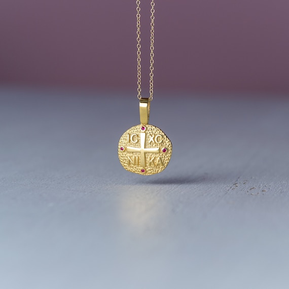 Constantine Gold Necklace with Charms in Lavender/Pink Constantine Gold Necklace with Charms in Lavender/Pink