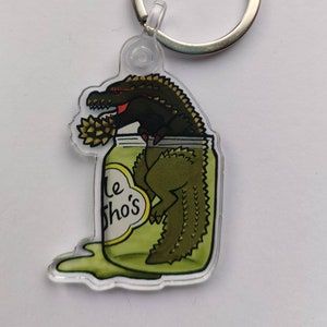 The Terrifying PickleJho Acrylic Keychain image 1