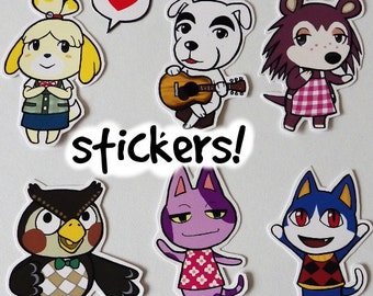 Animal Crossing New Leaf - Cute Stickers