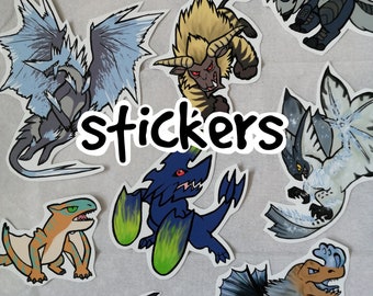 Monster Hunter World - Iceborne -  Sticker set