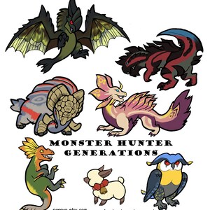 Monster Hunter Generations Sticker set image 4