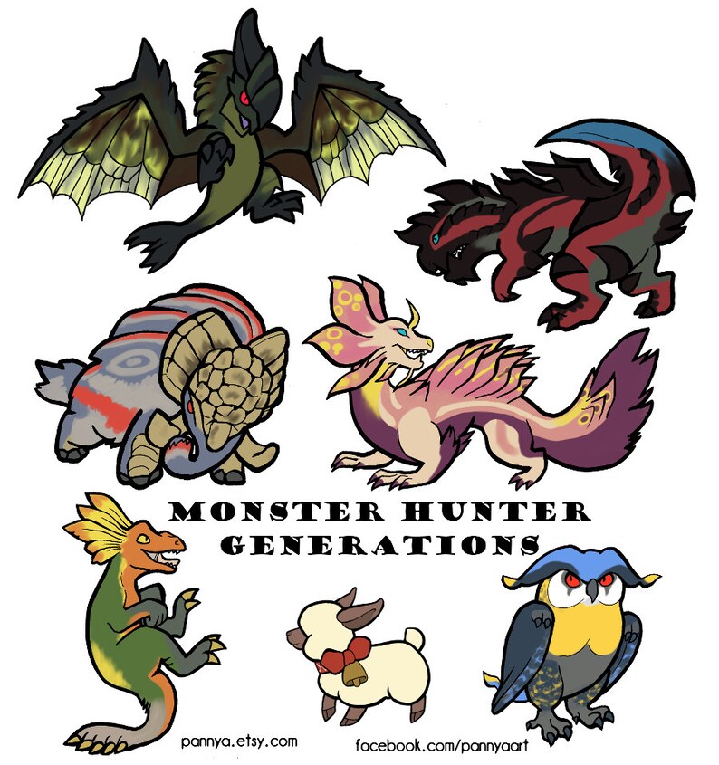 Monster Hunter Generations Sticker set image 4