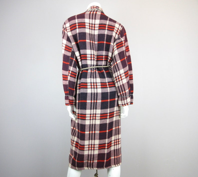Sz M Nick Nora Vintage Camp Blanket Wedding Gift Men/'s Women/'s Unisex His Hers Beacon Brand Robe 1940/'s 40/'s 1950/'s 50/'s Red Brown