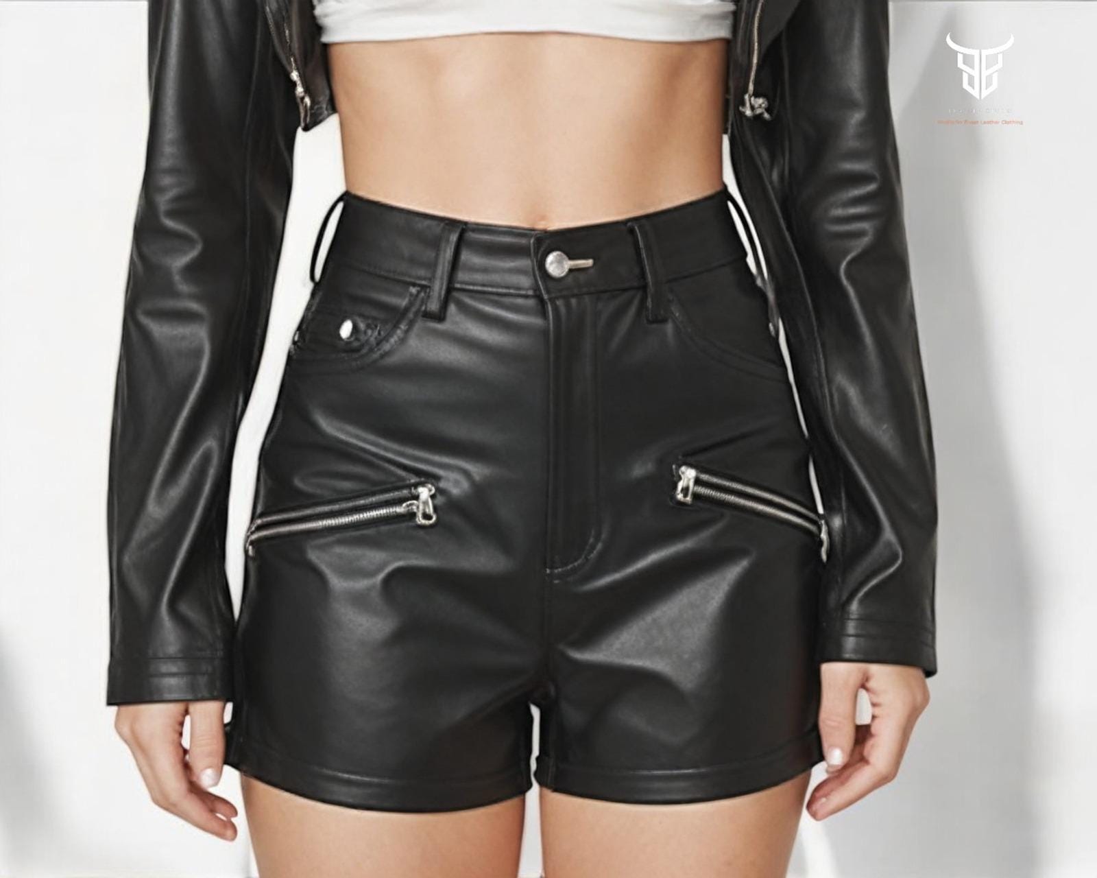 Sexy Zipper Micro MINI Skirt Faux Leather Skirt Tight Hip Slim High Waist With B