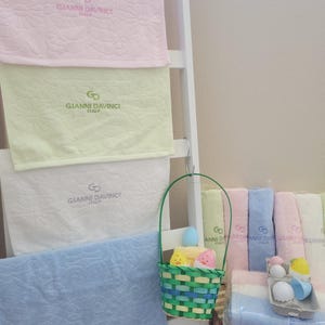 3 Pack, Happy Easter Hand Towel, 100% Premium Cotton - ACACIA Towel, 16&quot;x32&quot;, Made in Korea