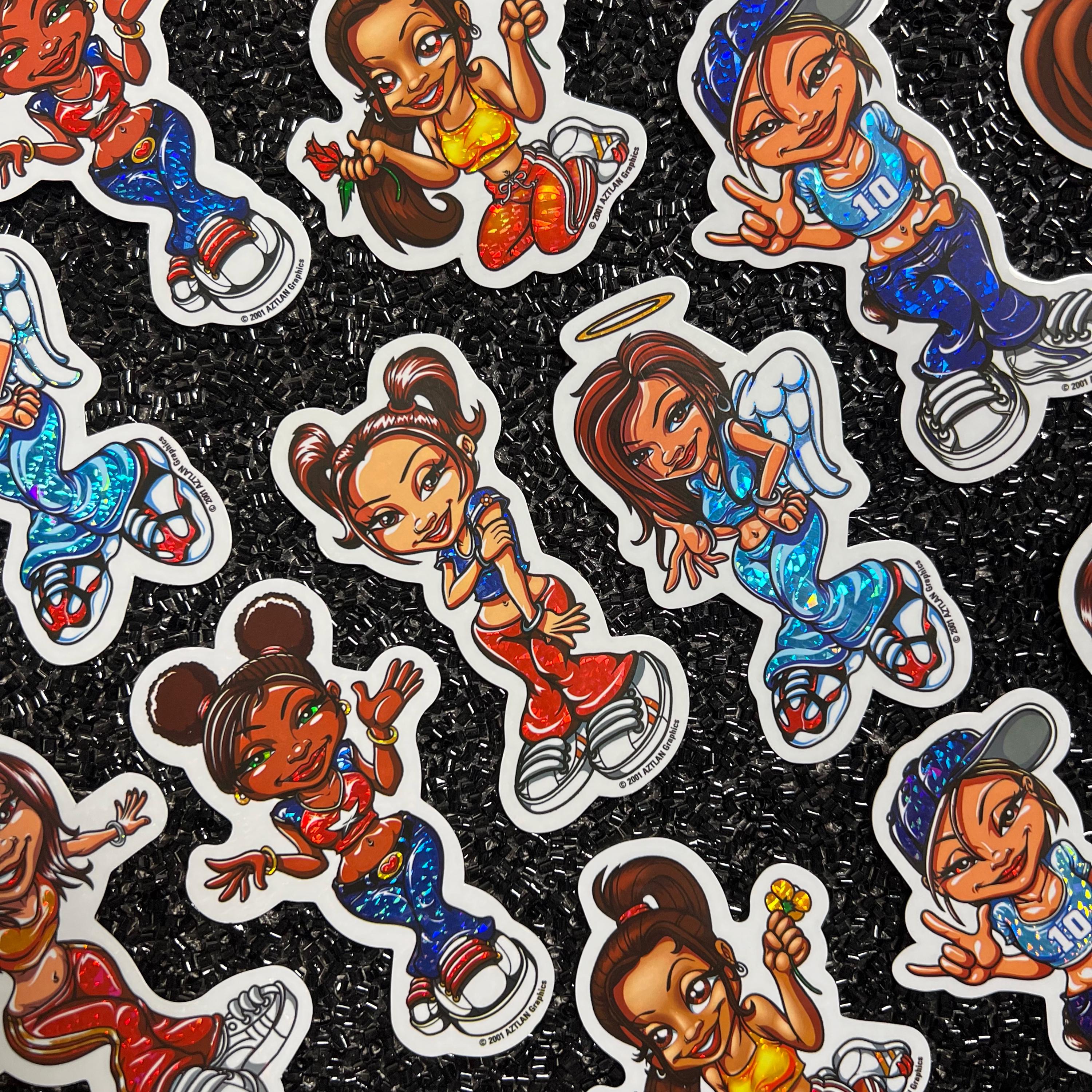 Vintage Y2K Baddies | Nostalgic Vending Machine Sticker | Multiple