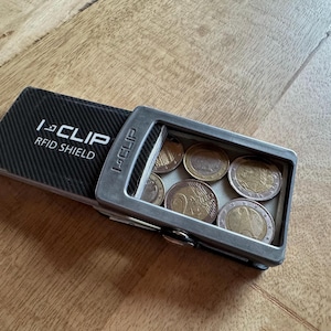 Compartimento para moedas iClip - extensão - carteira Smallwallet | Impressão 3D