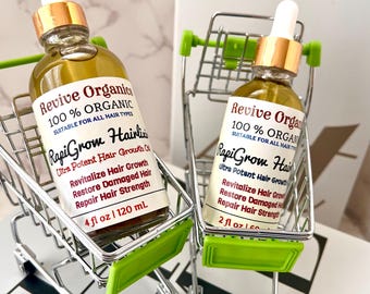 Organic Hair Growth Oil: Rosemary, Fenugreek & Ayurvedic Herbs