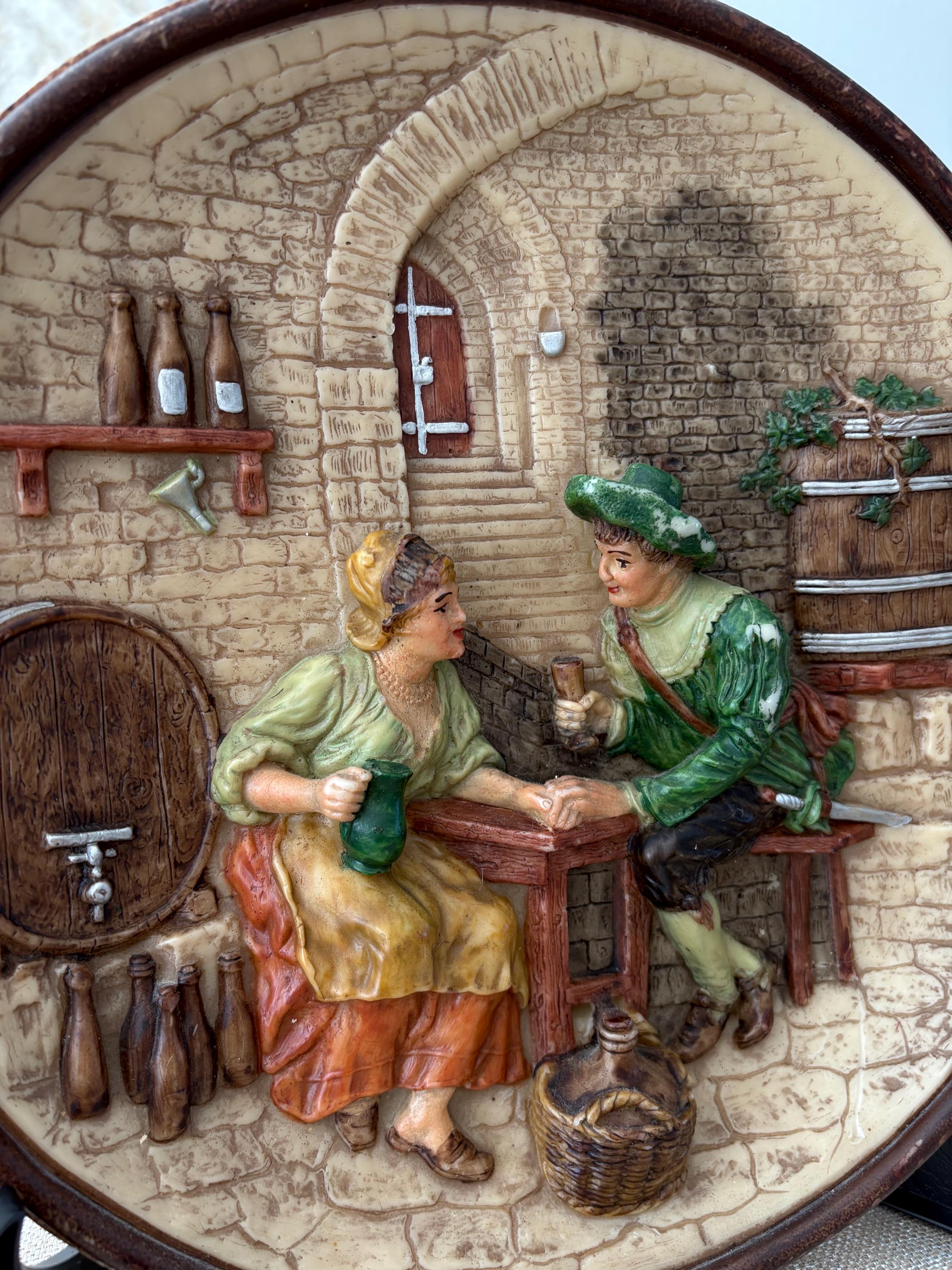 Vintage Musterschutz Terracotta Wall Plate by Johann Maresch - Etsy