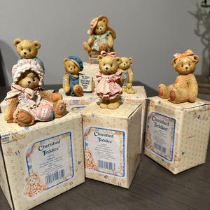 Vintage Cherished Teddies by Enesco Individually sold as each.