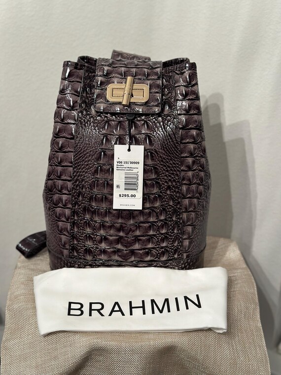 Grey brahmin purse new arrivals