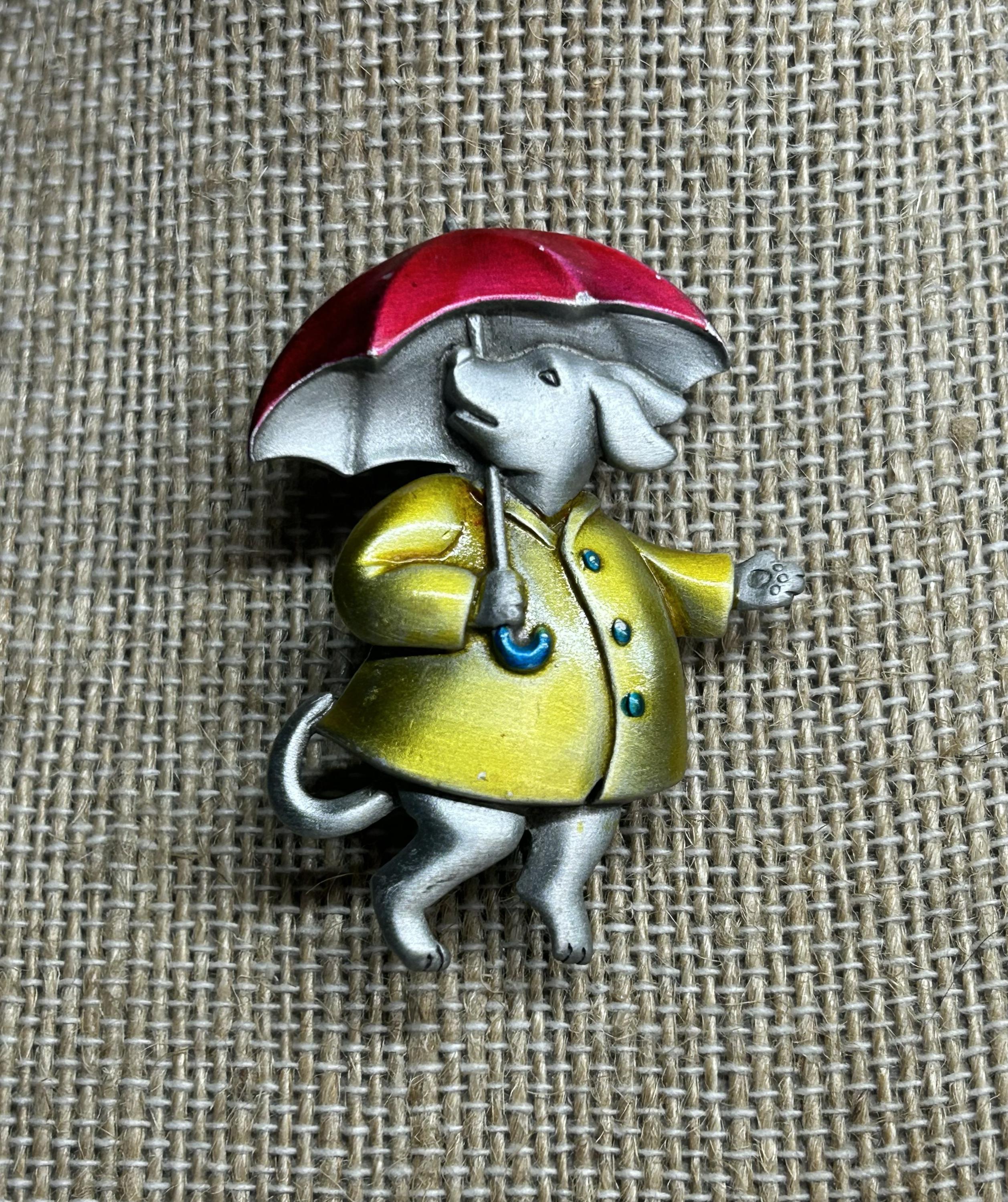 Rainy Day Brooch - Etsy