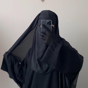 3 laags Niqab