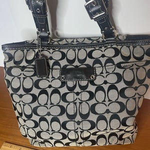 Coach Vintage Leather Tote Bag - Etsy