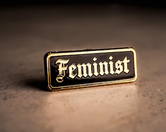 Pin de esmalte feminista