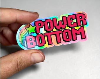 Power Bottom Sticker