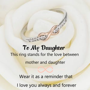 アクセサリー Tandem ring daughters jewelry Mother, Daughter, Grandma, Girlfriend Forever Linked