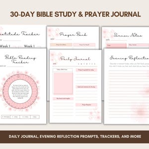 plr bible study, plr prayer journal, bible study guide, guided faith journal, plr canva planner, plr digital products, plr digital planner, bible study journal, low content book, christian journal, christian planner, womans journal, women christian