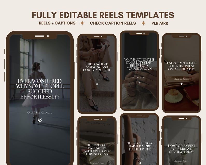 spiritual post, growth mindset canva, instagram reels, minimalist instagram, money manifestation, business coach, engagement instagram, coaching templates, content creator, instagram story, social media bundle, life coach, mental health, Life and Mindset Reels, Coaching Templates, Growth Mindset, Wellness Reels, Motivational Quotes, Instagram Reels Canva Templates PLR MRR