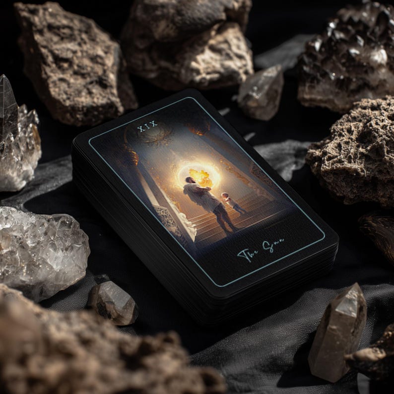 Tarot of Sacred Kingdoms Original Edition - 78-Cards Tarot Deck with Guidebook with Upright Meanings – Oracle Cards Style image 9