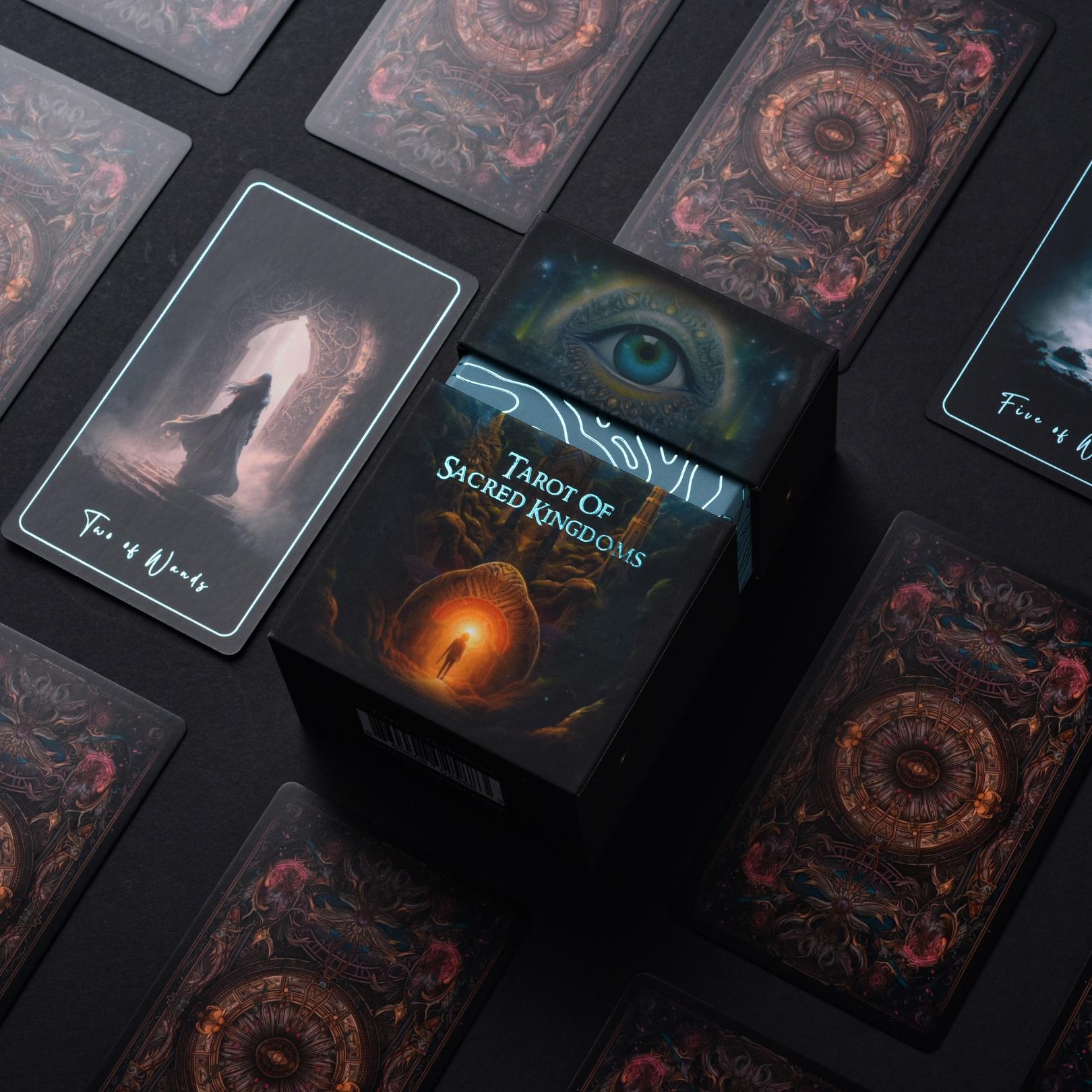TAROT of SACRED KINGDOMS Oracle Style Deck Mystical Art With Guidebook keywords / Meanings Eco-friendly Printing - Etsy TAROT of SACRED KINGDOMS Oracle Style Deck Mystical Art With Guidebook keywords / Meanings Eco-friendly Printing - Etsy