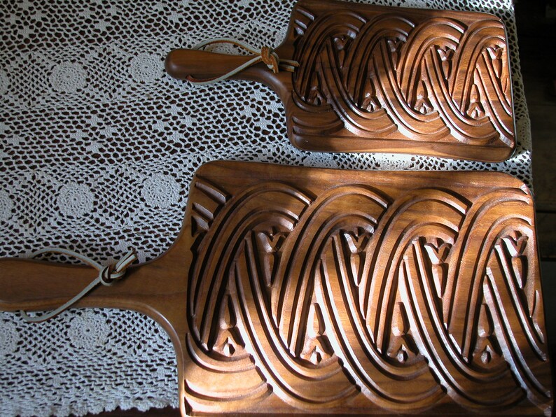 Solid Black Walnut Carved Cutting Boards, Made in Vermont Etsy