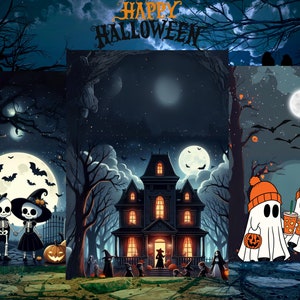 Fascinating Halloween Wall Art Set A Dark Touch for Home Decor