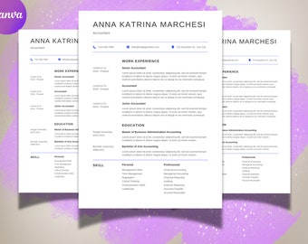 Plantilla de currículum minimalista y profesional