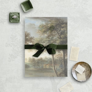 Nakładka na welinę ślubną do druku, nakładka na zaproszenie, karta zaproszeniowa 5x7, welin, wesele w stylu vintage, zaproszenie artystyczne, nakładka, drzewa