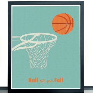 Stampa murale personalizzata con motivo basket, stampa personalizzata con nome basket, decorazione per cameretta ragazzi con tema basket, stampabile per cameretta, poster sportivo personalizzato