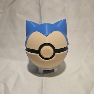 Functional Snorlax Inspired Pokeball